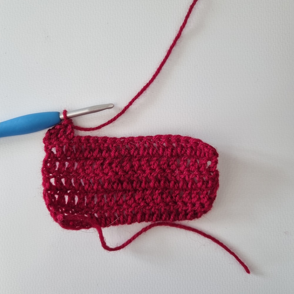 double crochet color change 0